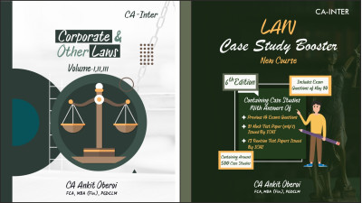 CORPORATE & OTHER LAWS |COMPREHENSIVE BOOKS + CASE STUDY BOOSTER | CA INTERMEDIATE JAN 2025/MAY 2025